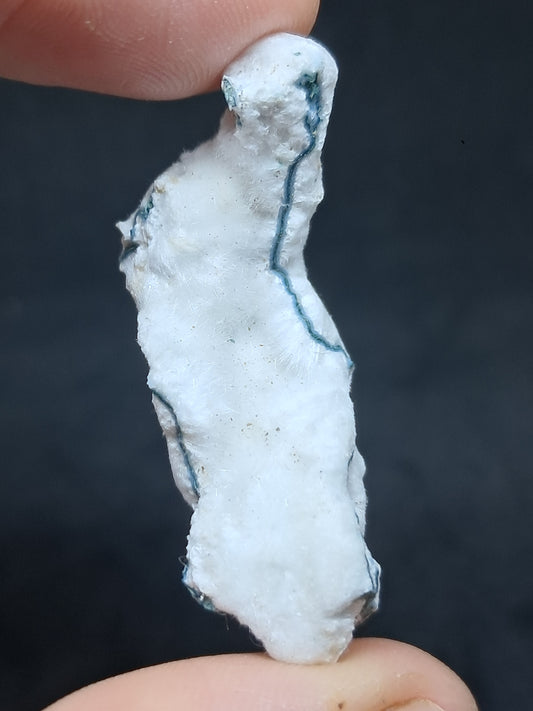 Okenite on Chalcedony (Mumbai) Mineral Specimen | Natural Crystal #OK38