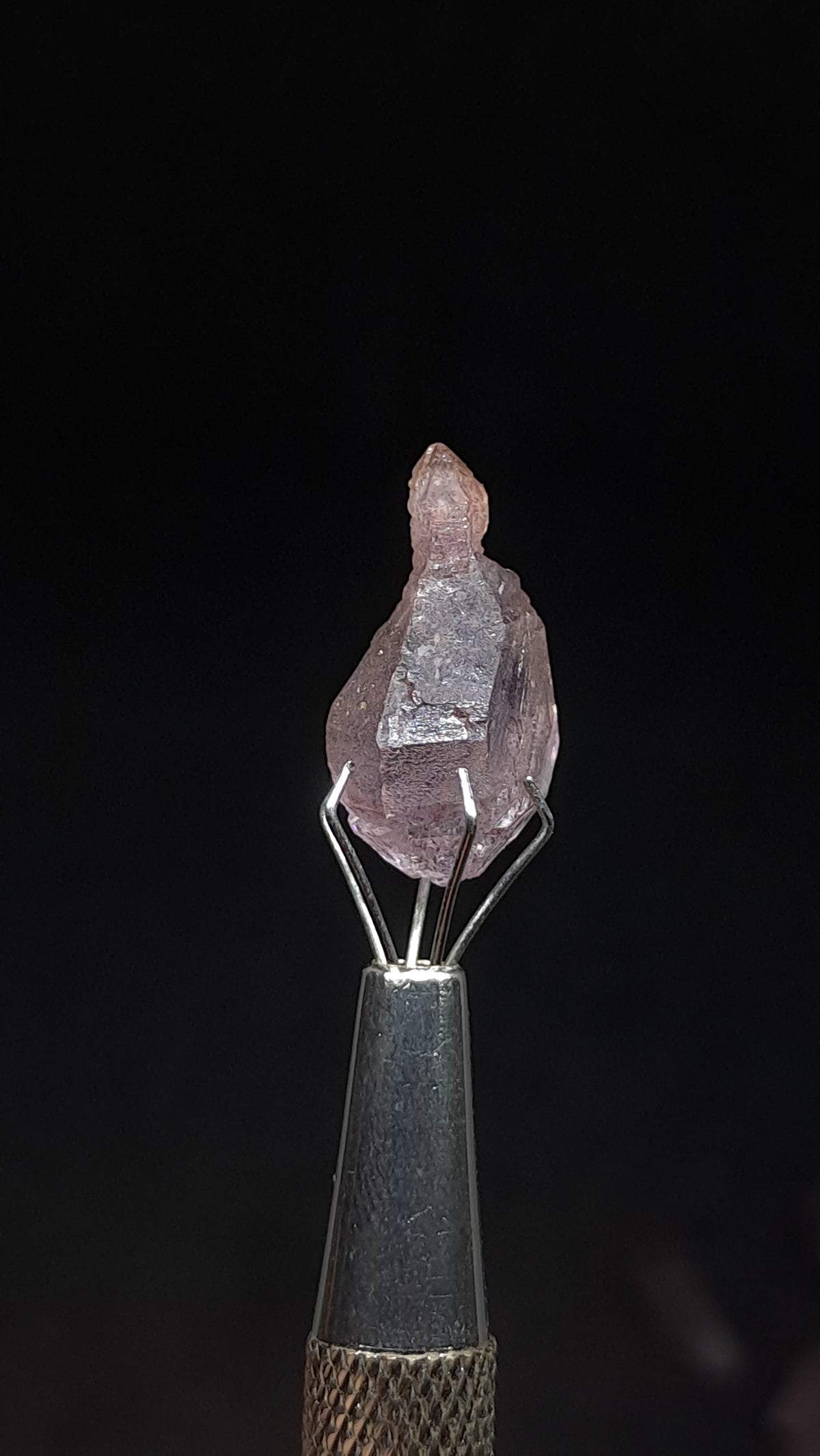 Quartz Amethyst Scepter | Hematite Goethite Rutile Inclusions | Biterminated  #KA205