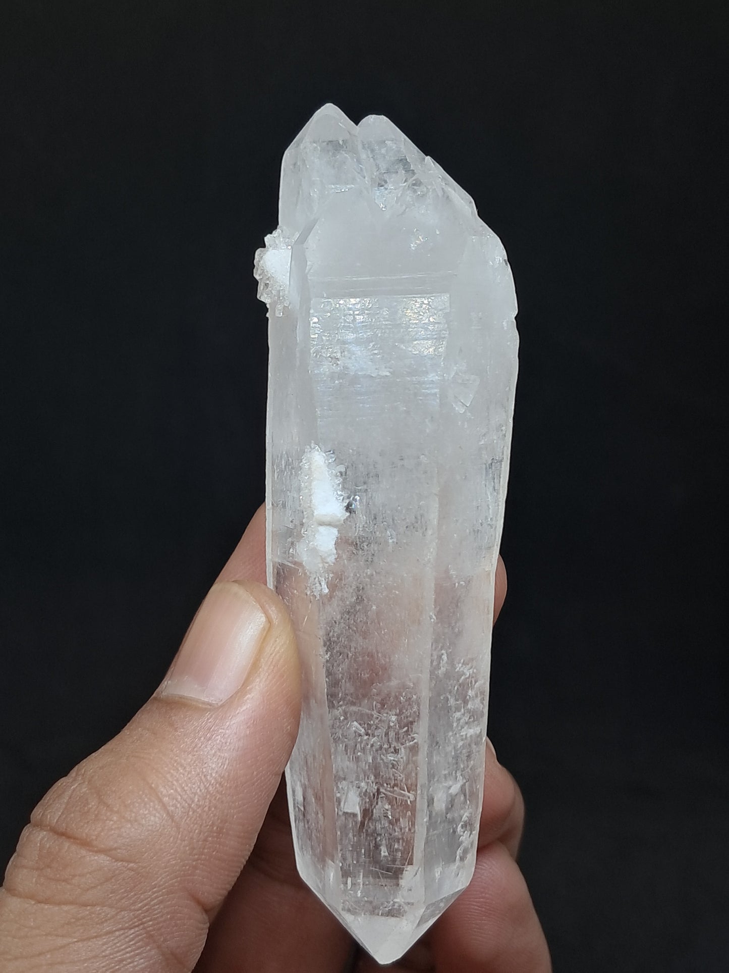 Himalayan Quartz Biterminated Self-healed Point | Natural Crystal | Mineral Specimen #CH68