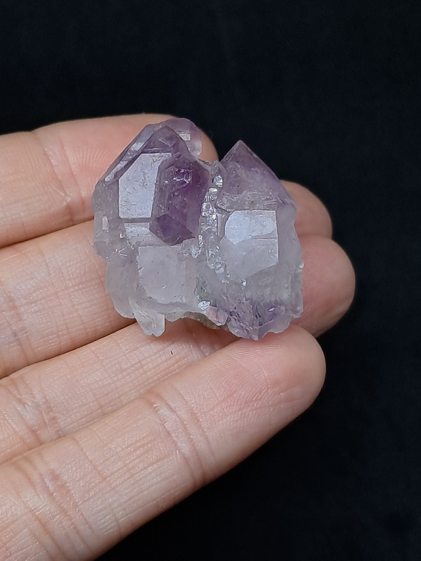 Amatista en racimo (Karur) | Cristal en bruto | Piedra natural | Ejemplar mineral n.° KA126