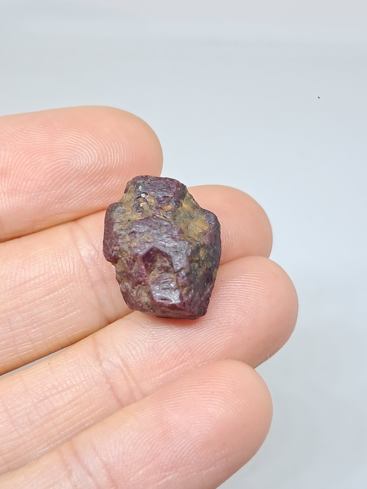 Rough Ruby Crystal (Tamil Nadu) Natural Stone | Mineral Specimen #RB33