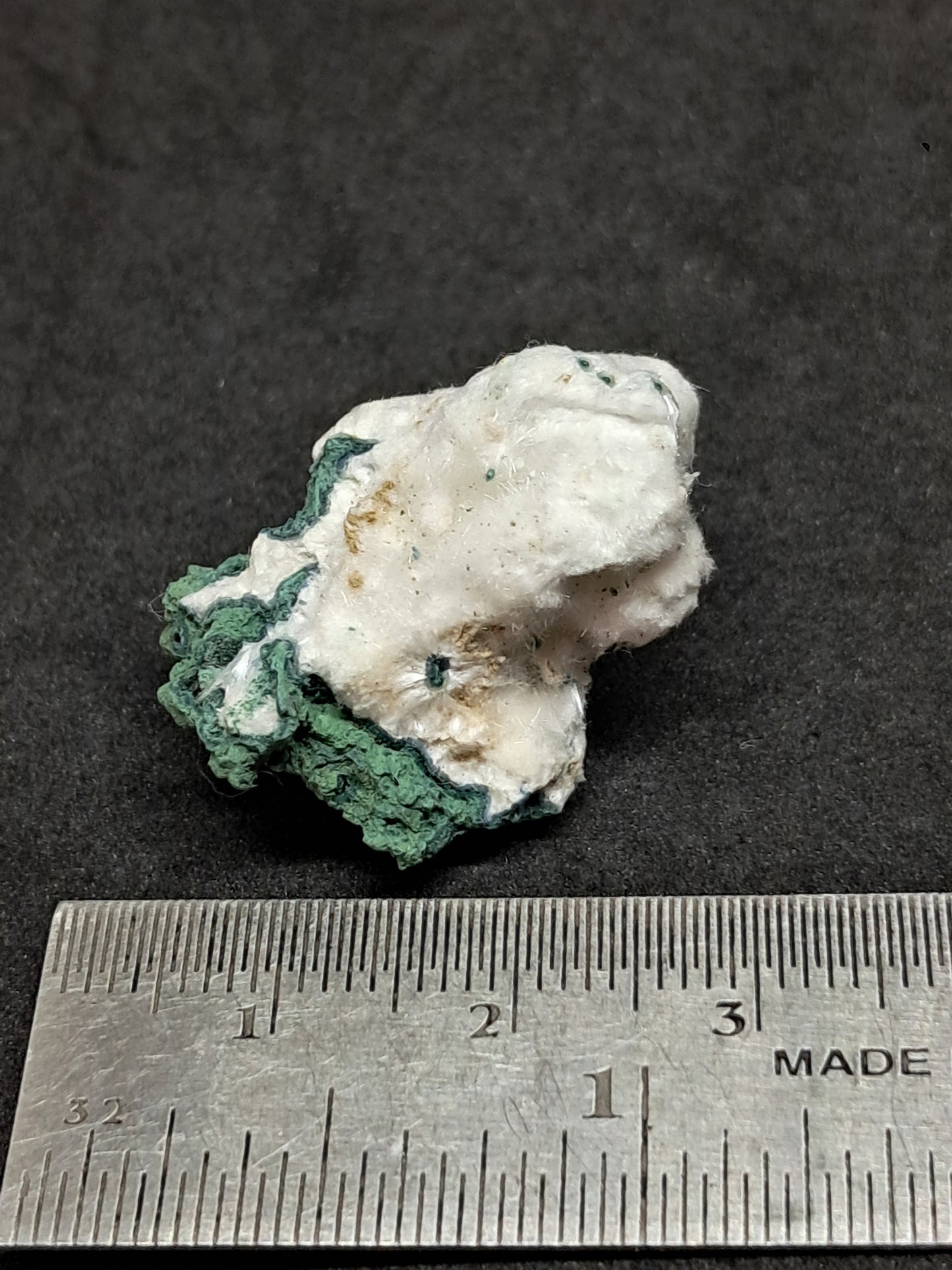 Okenite on Chalcedony (Mumbai) Mineral Specimen | Natural Crystal #OK41