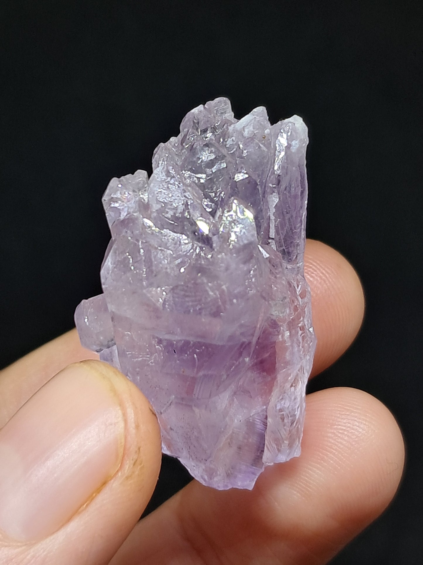 Amatista Elestial (Karur) | Cristal en bruto | Piedra Natural | Espécimen mineral #KA115