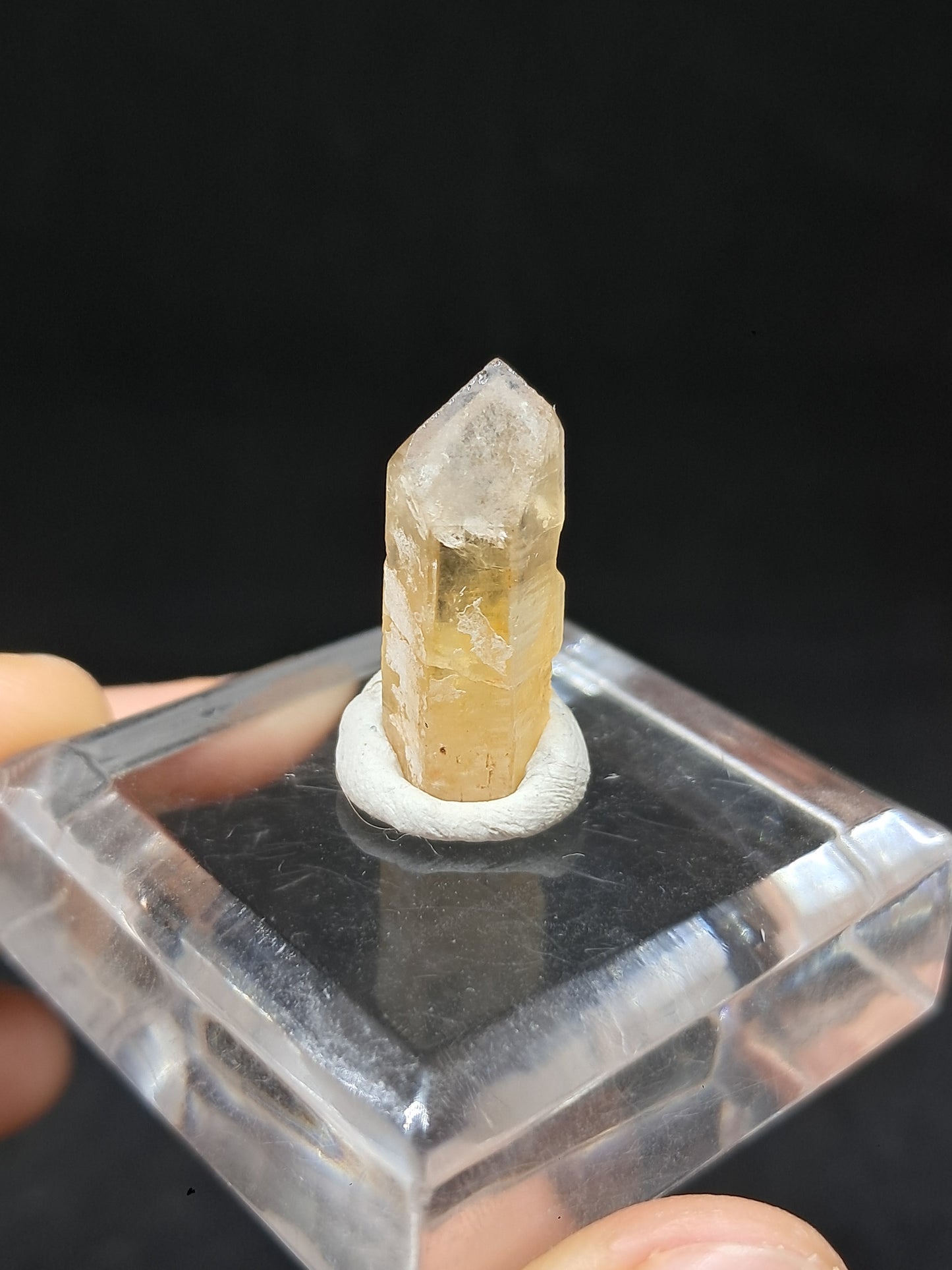 Natural Citrine Crystal w/ Phantom (Karur) | Natural Point | Mineral Specimen #CTN41