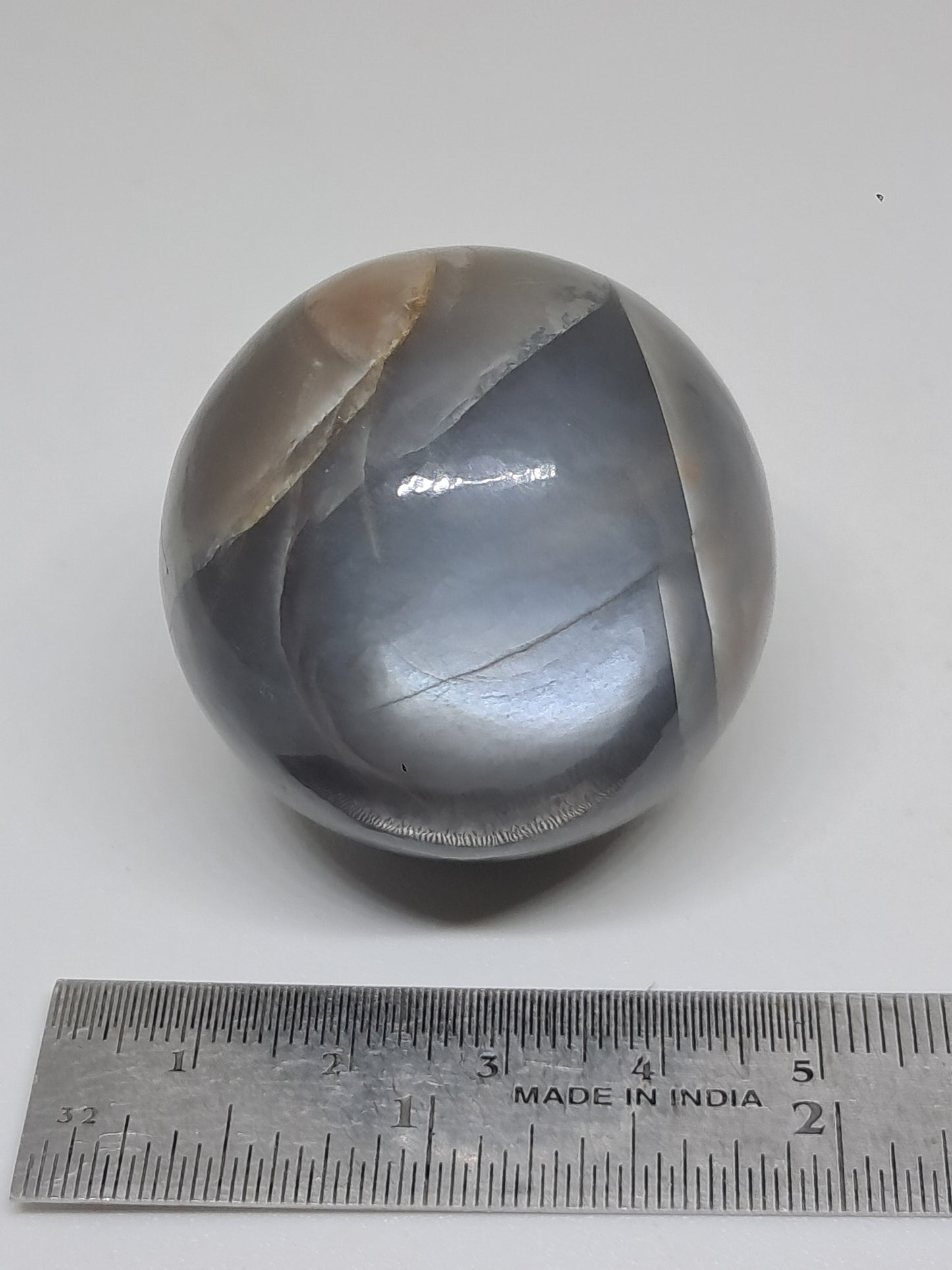 Grey Moonstone Sphere | Silver Sheen | Good Quality Natural Stone