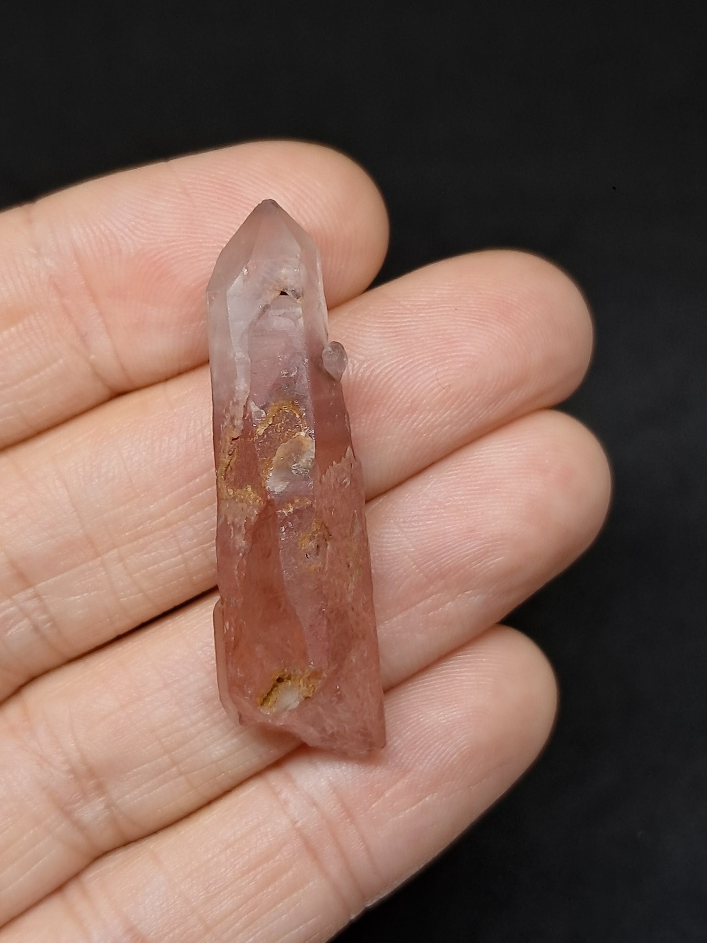 Hematite Phantom Quartz (Telangana) | Natural Crystal | Mineral Specimen #HPQ53