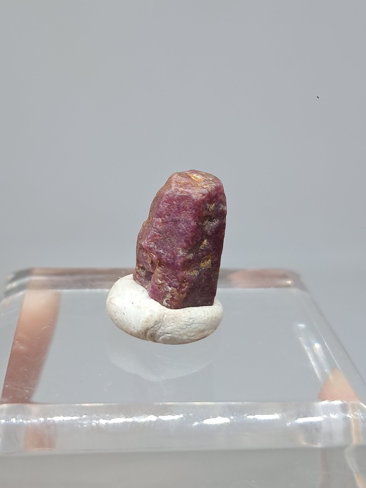 Rough Ruby Crystal (Tamil Nadu) Natural Stone | Mineral Specimen #RB15
