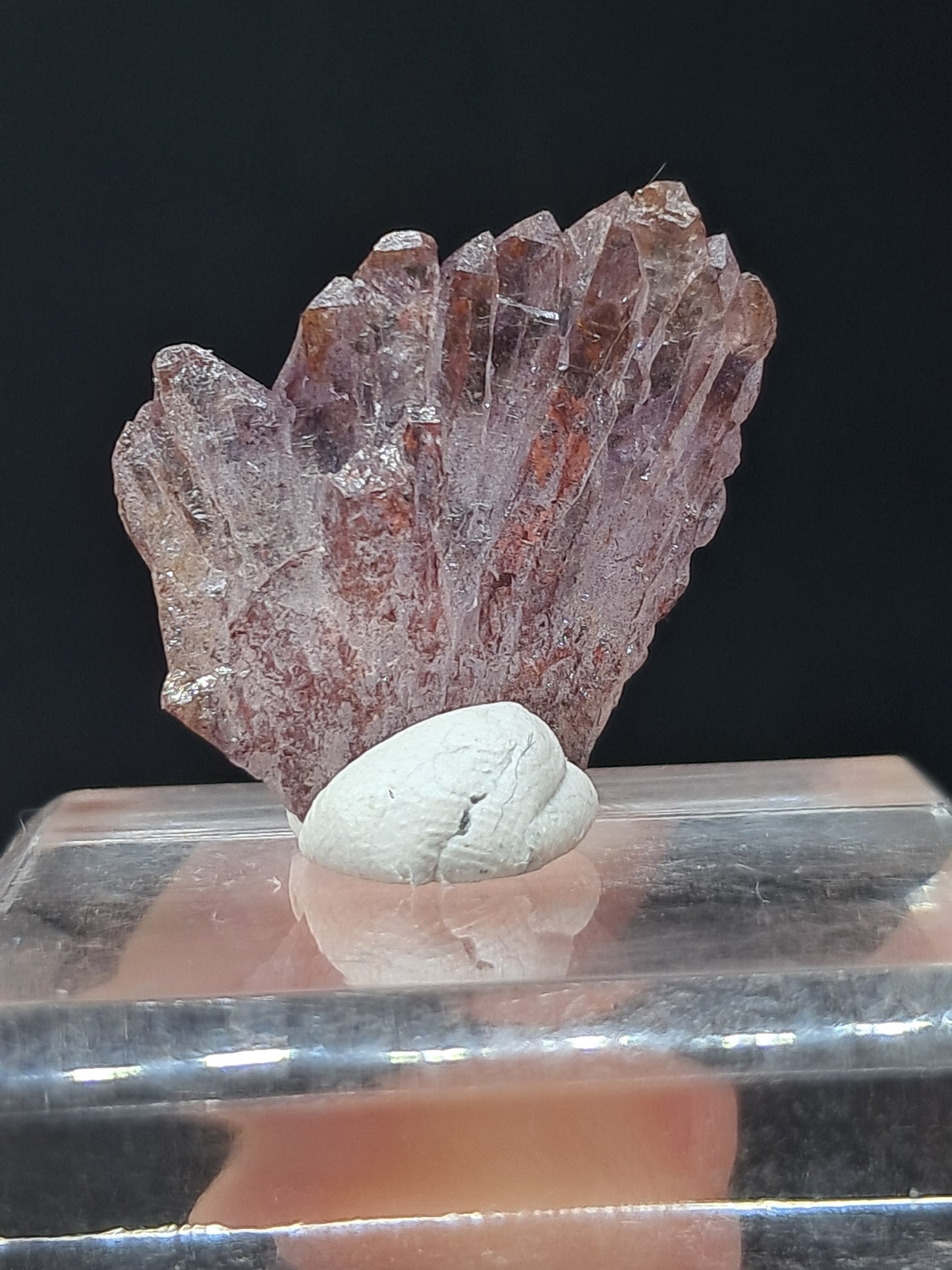 Cúmulo de Amatista en Cetro con inclusiones "Super Seven" (Karur) | Piedra Natural | Ejemplar Mineral n.° KA92