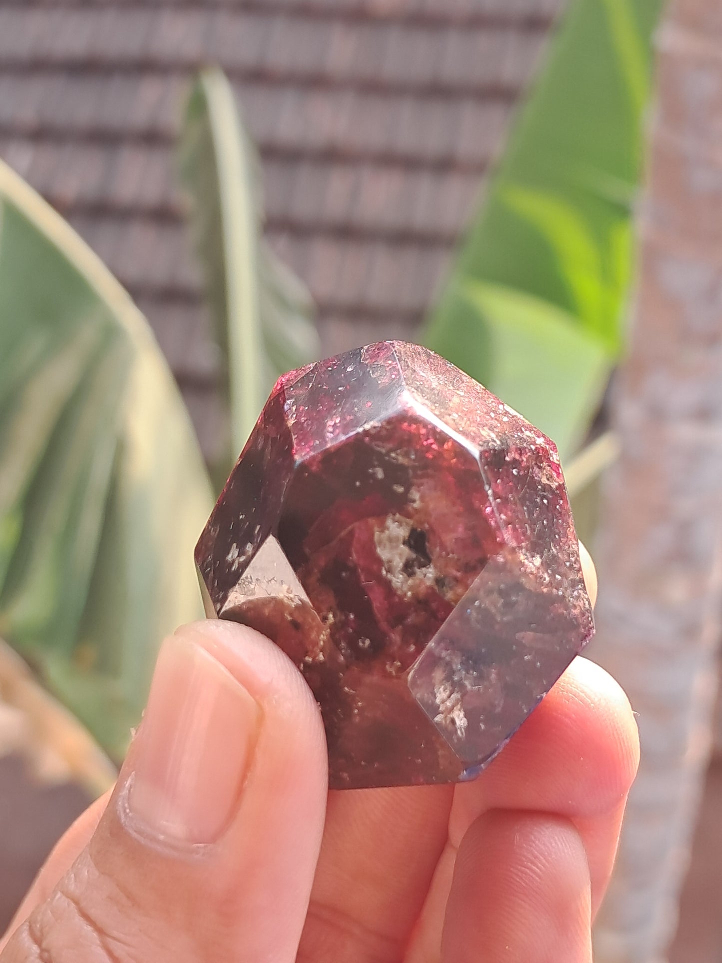 Red Garnet Natural Shape | Polished Stone #GR1