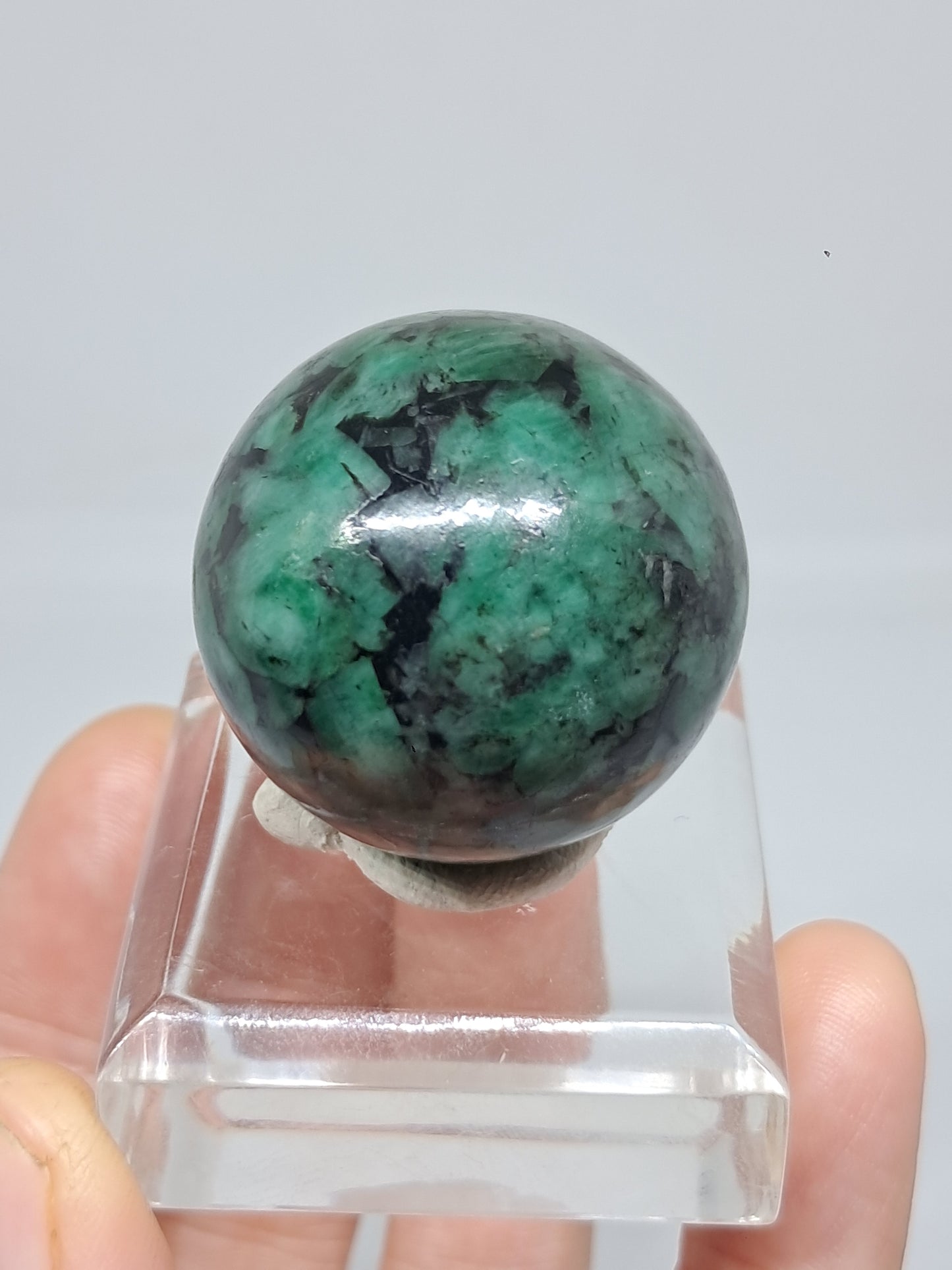 Emerald Sphere | Polished Stone | Natural Crystal #EM6