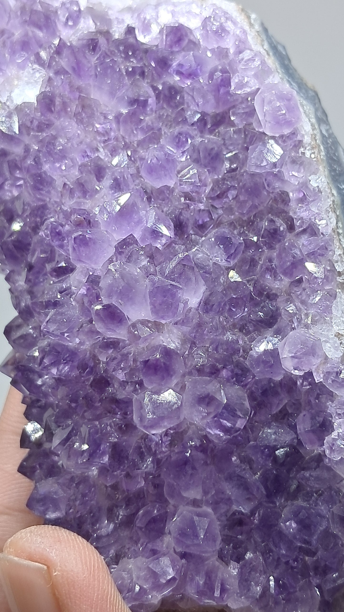 Deep Purple Amethyst (Brazil) | Natural Cluster | Mineral Specimen #AMB13