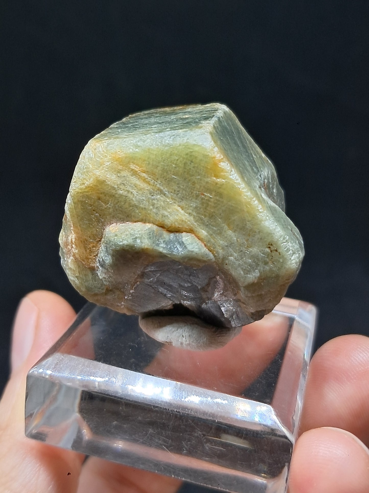 Natural Greenish-Blue *Teal* Sapphire Crystal (Karur) Rough Stone | Mineral Specimen #SP48