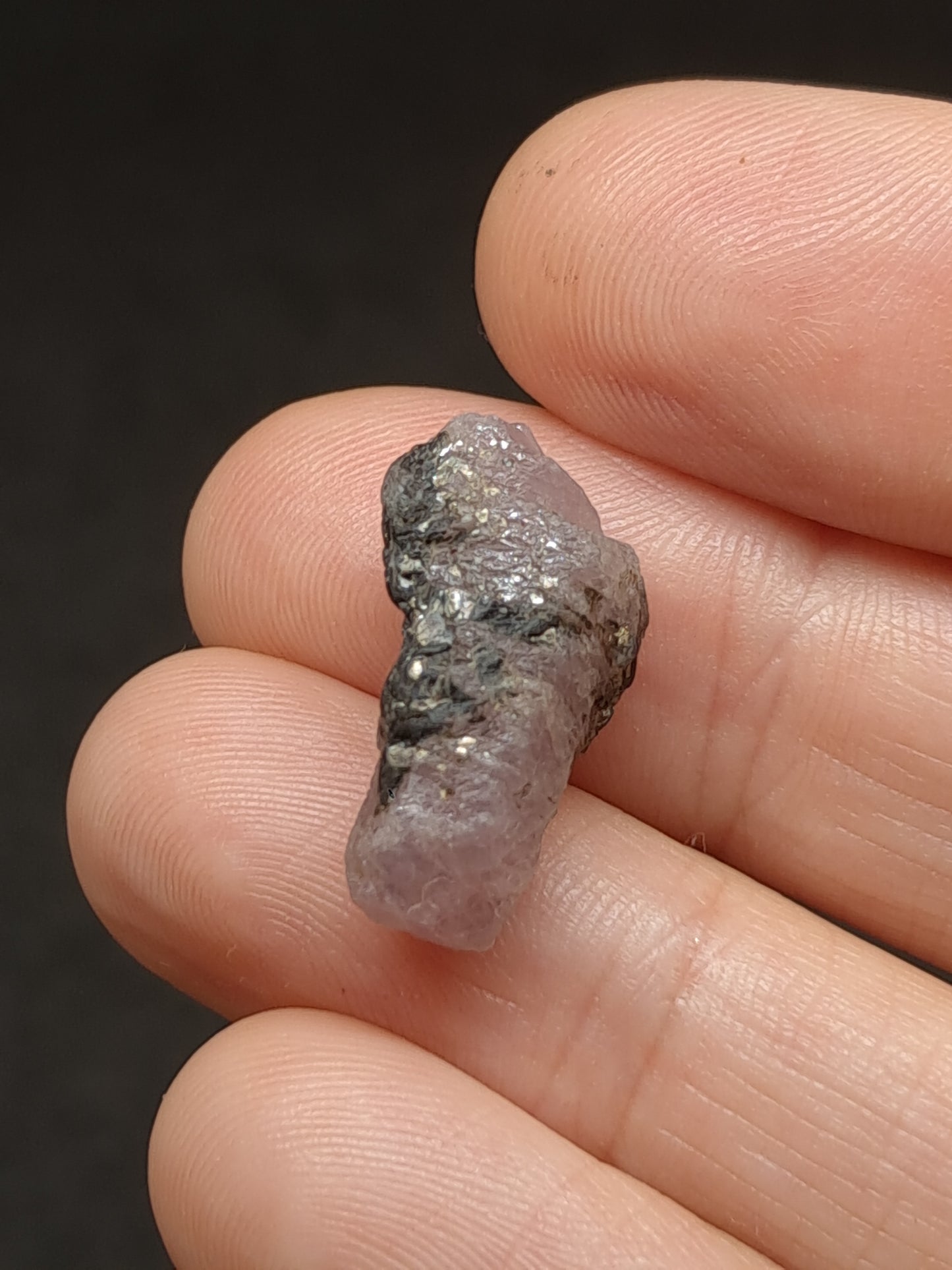 Natural Sapphire Crystal (Madagascar) Rough Stone | Mineral Specimen #SP56