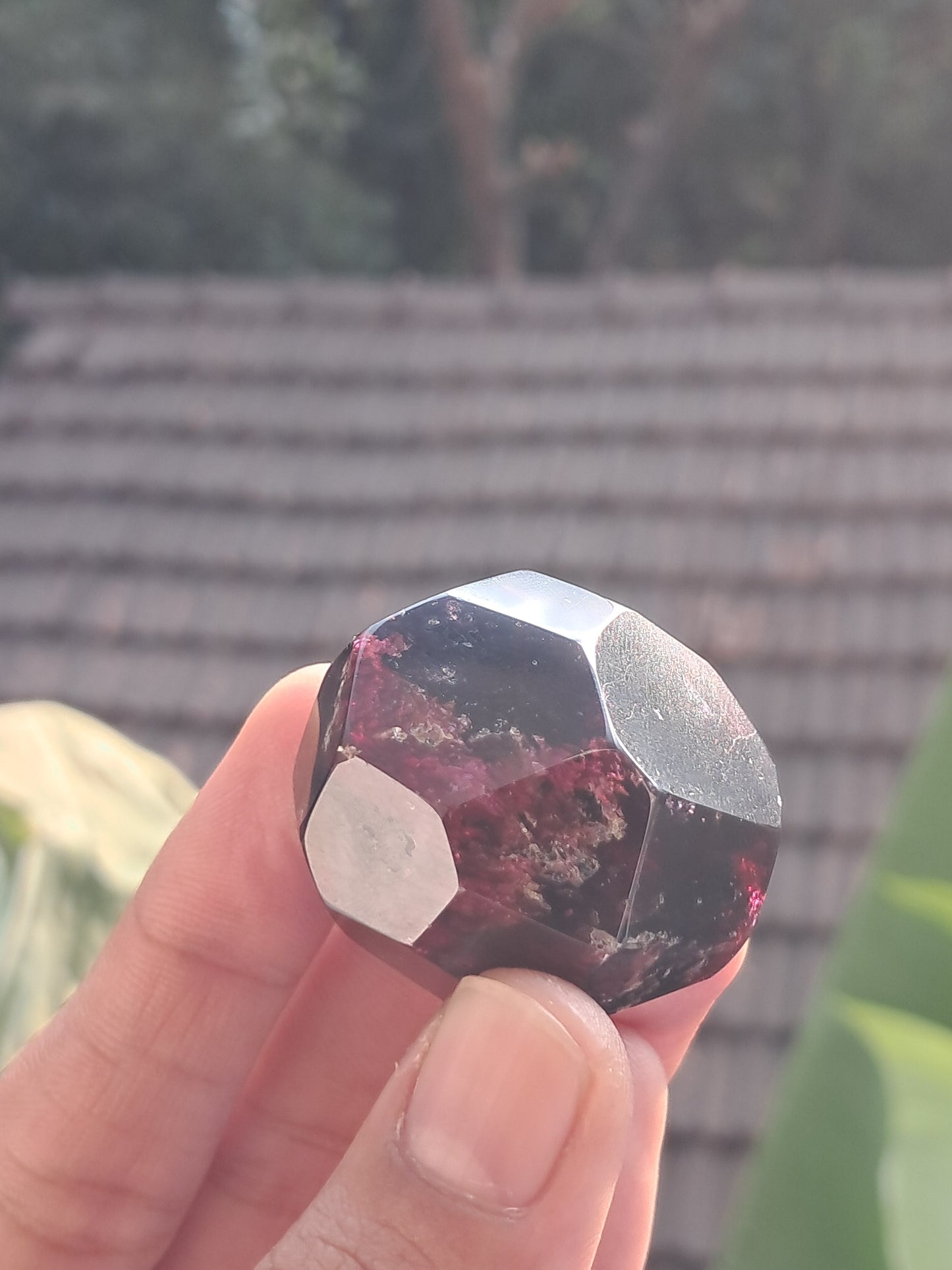 Red Garnet Natural Shape | Polished Stone #GR2