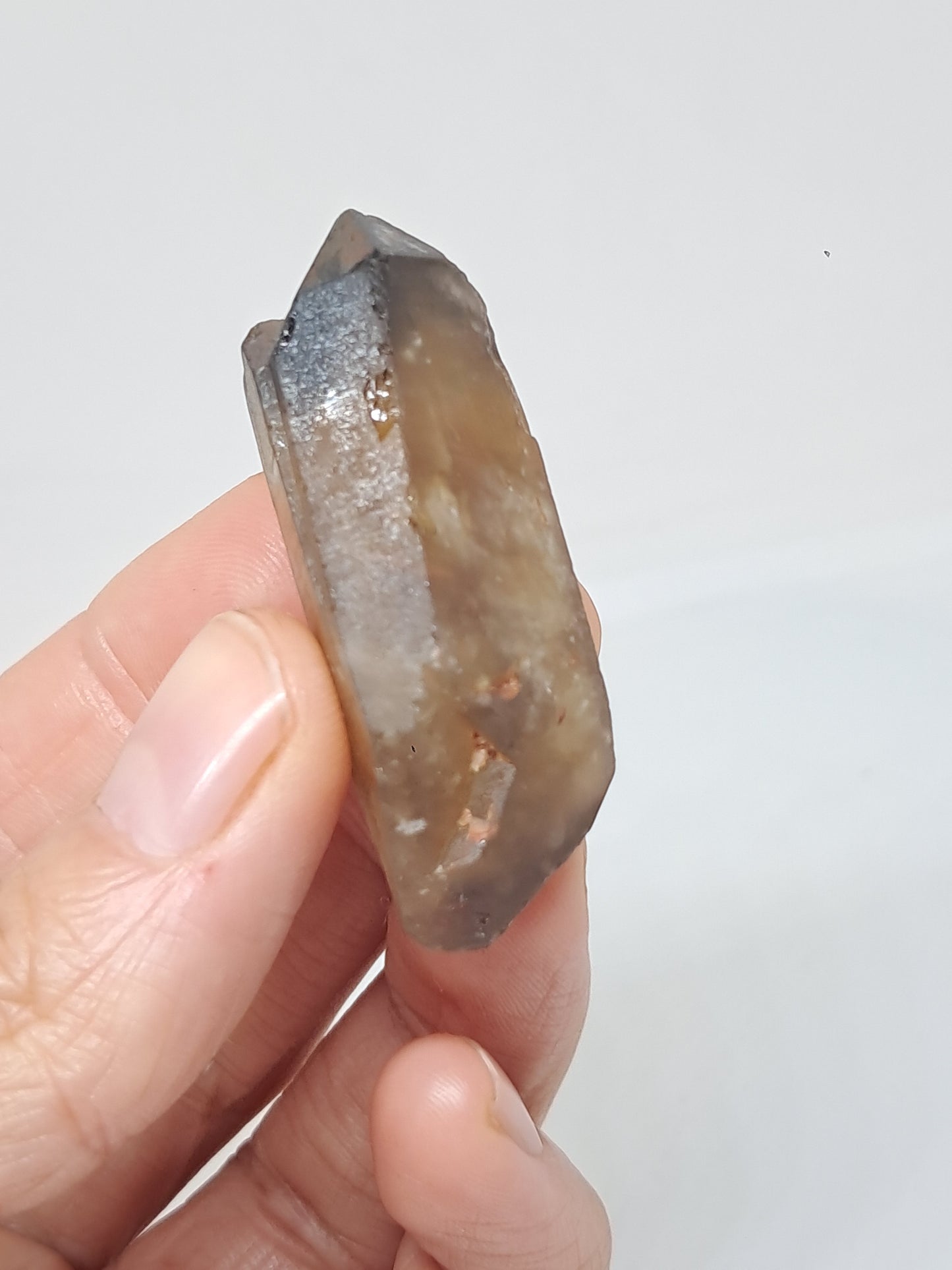 Natural Citrine (DRC) Double Terminated Crystal Point | Mineral Specimen #CTN25