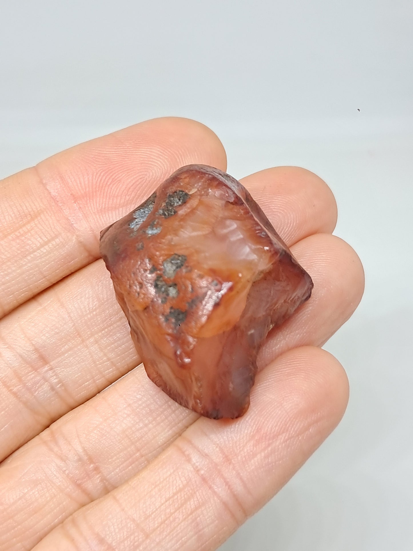 Rough Carnelian (India) Raw Stone | Natural Crystal | Mineral Specimen #CRN27