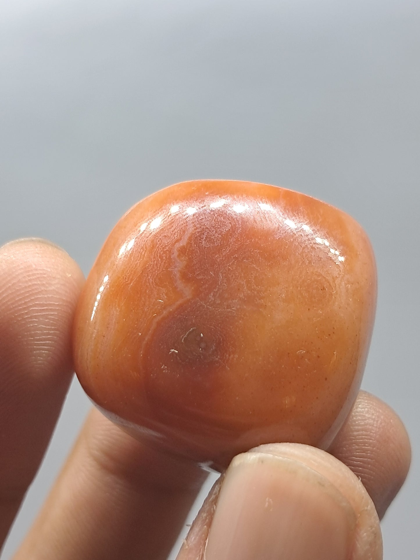 Cornalina pulida (India) Piedra natural n.° CRN5