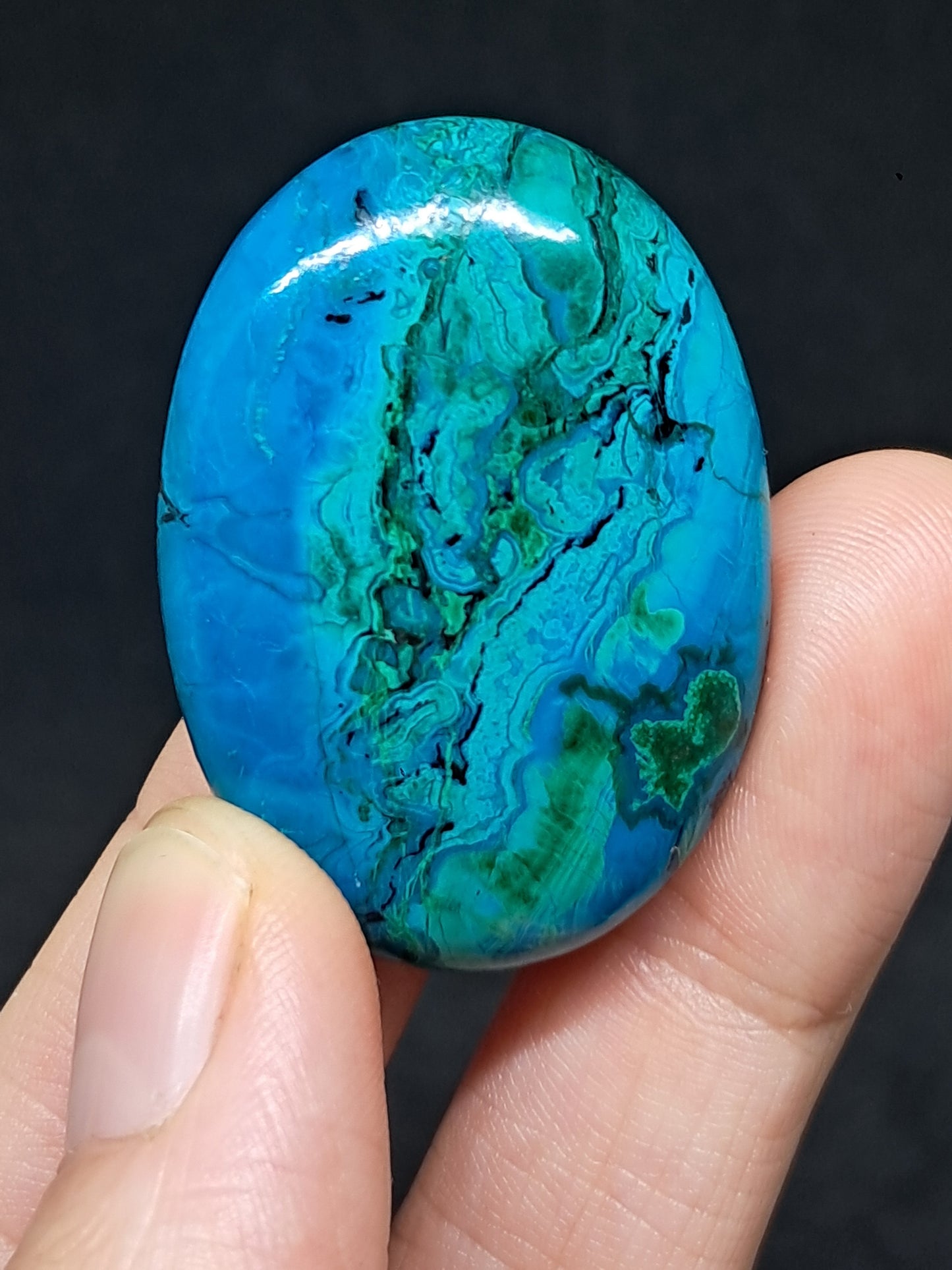 Shattuckite Palmstone | Polished Natural Stone | Good Quality