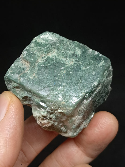 Calcite w/ Chlorite Inclusions (India) Rough Stone | Natural Crystal | Mineral Specimen #CA11