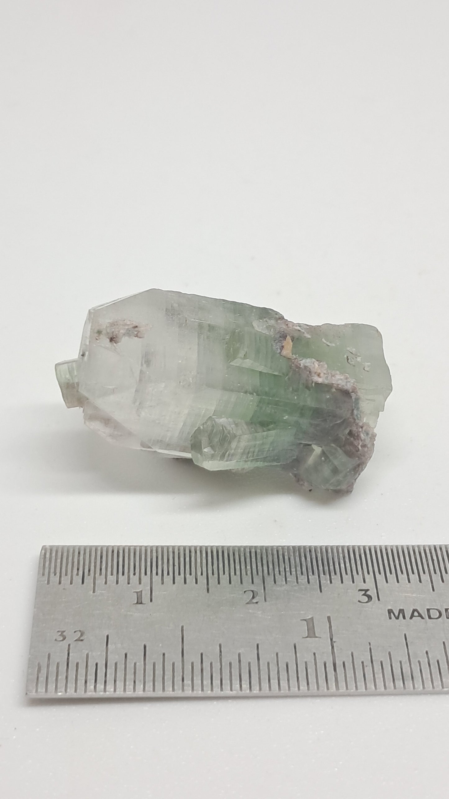 Green Apophyllite (Fluorapophyllite) on Matrix (Ajanta) Natural Crystal | Mineral Specimen #GA27