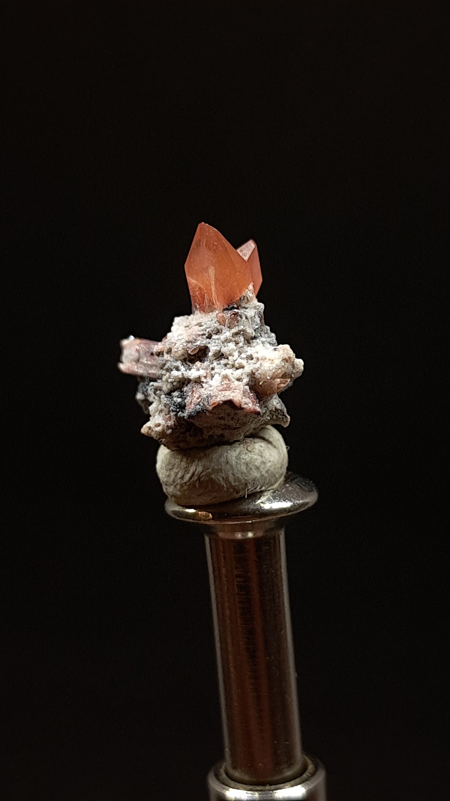 Natural Topaz Crystal Cluster (Mexico) Red-Orange Colour | Rare Gemstone | Mineral Specimen #TPZ36