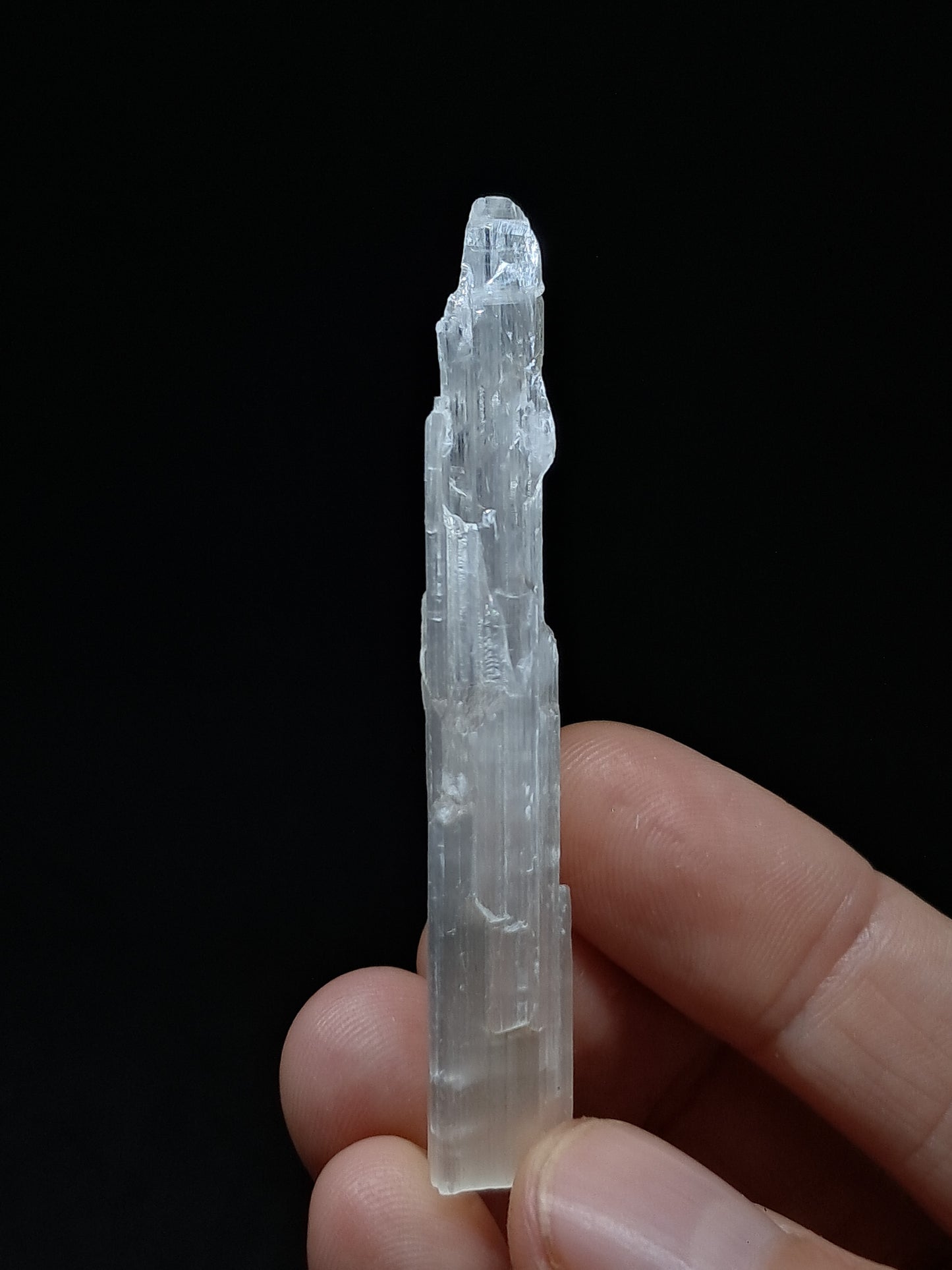 Satin Spar *Selenite* (India) Fibrous Gypsum | Mineral Specimen | Rough Crystal #SE5