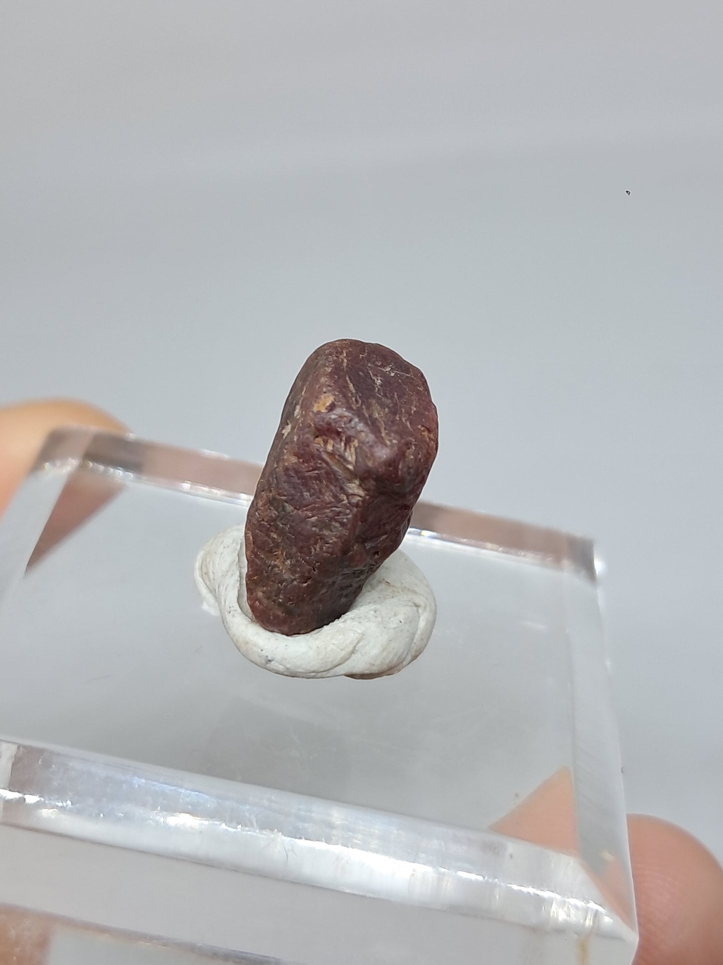 Cristal de Rubí en Bruto (Tamil Nadu) Piedra Natural | Muestra de Mineral #RB25