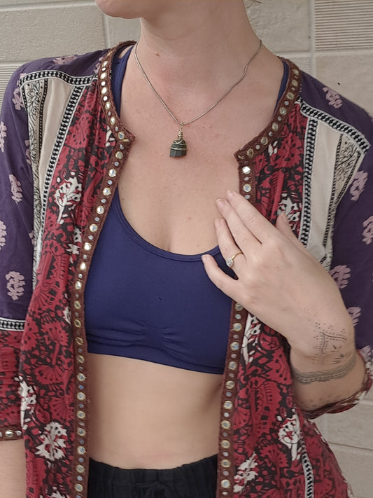 Diopside Pendant | Handcrafted Jewelry #JL54
