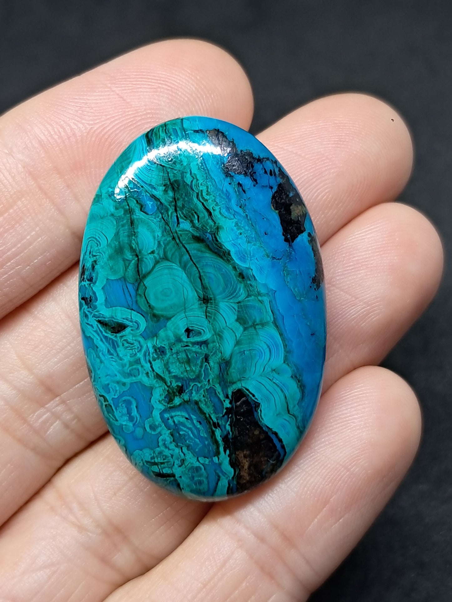 Shattuckite Palmstone | Polished Natural Stone | Good Quality