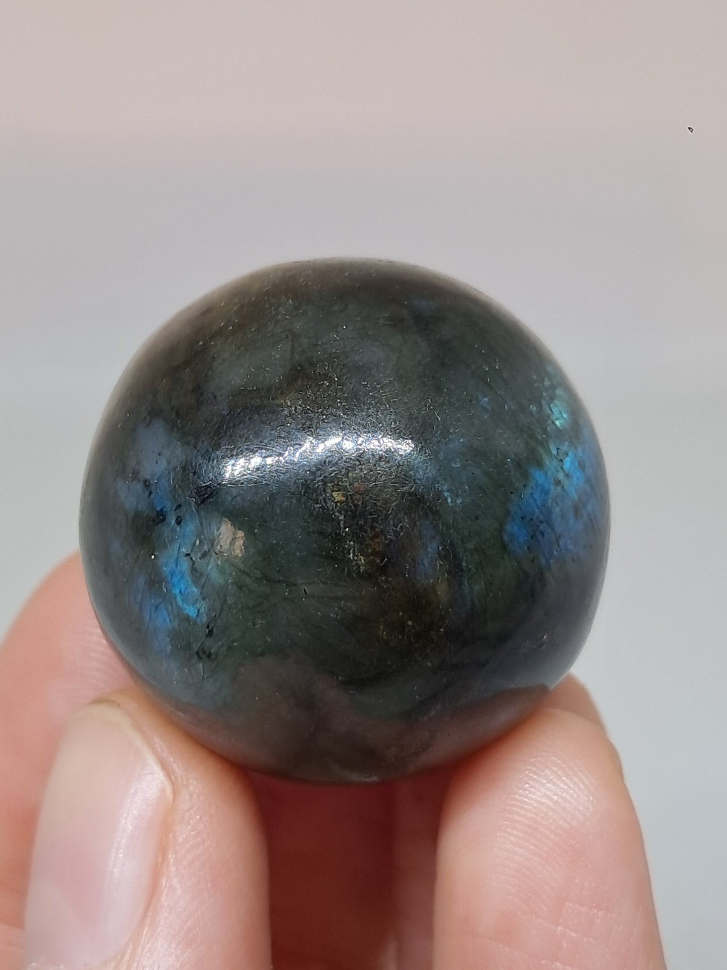 Labradorite Sphere (Madagascar) | Strong Flash | Polished Stone #LB13