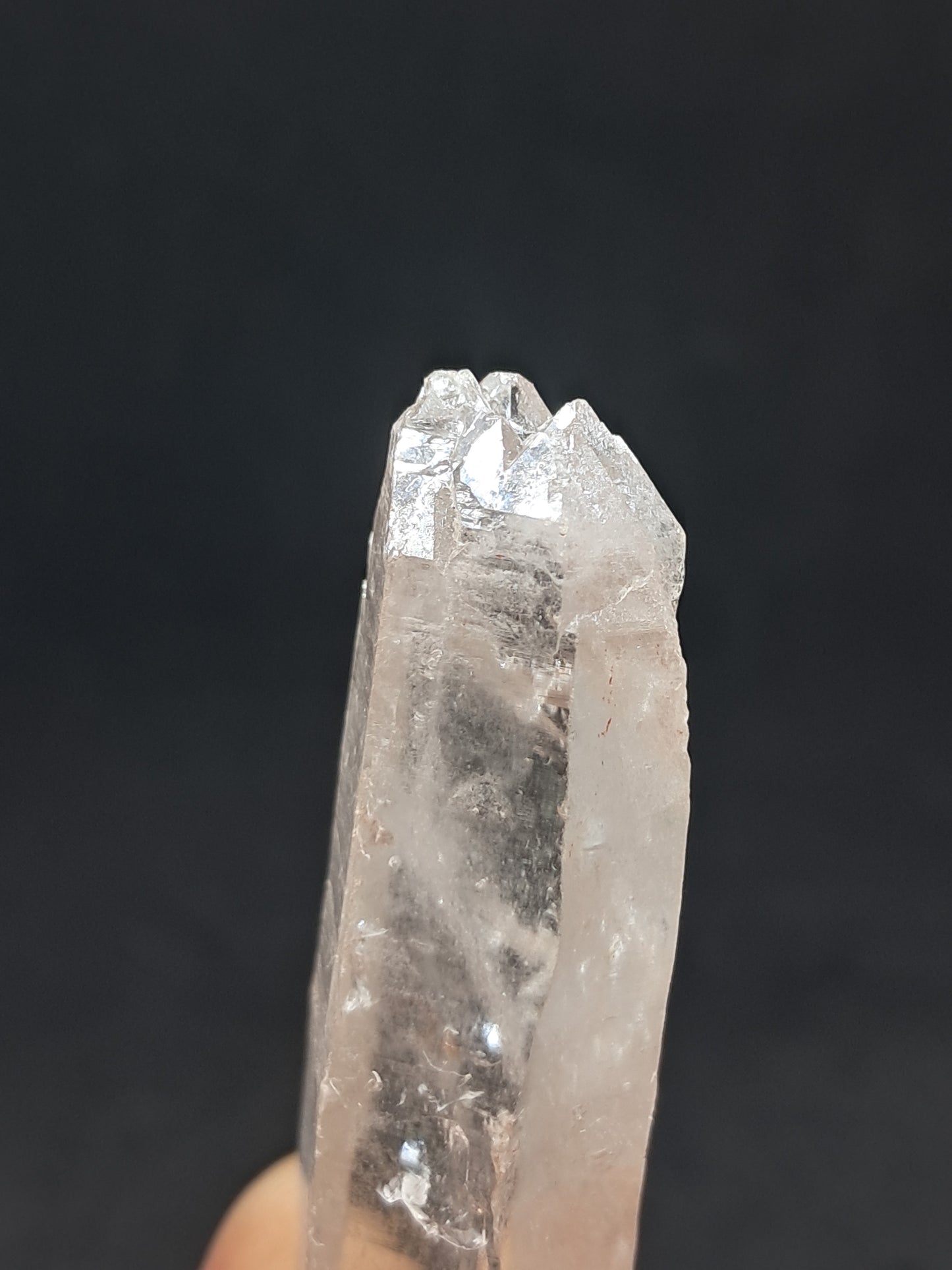 Himalayan Quartz Biterminated Self-healed Point | Natural Crystal | Mineral Specimen #CH70