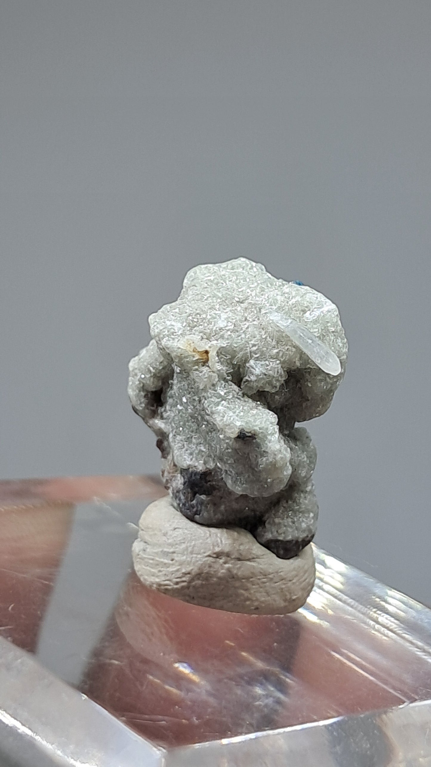 Cristal en bruto de Cavansita y Estilbita sobre matriz de Heulandita (Wagholi) | Piedra natural | Espécimen mineral raro #CV68
