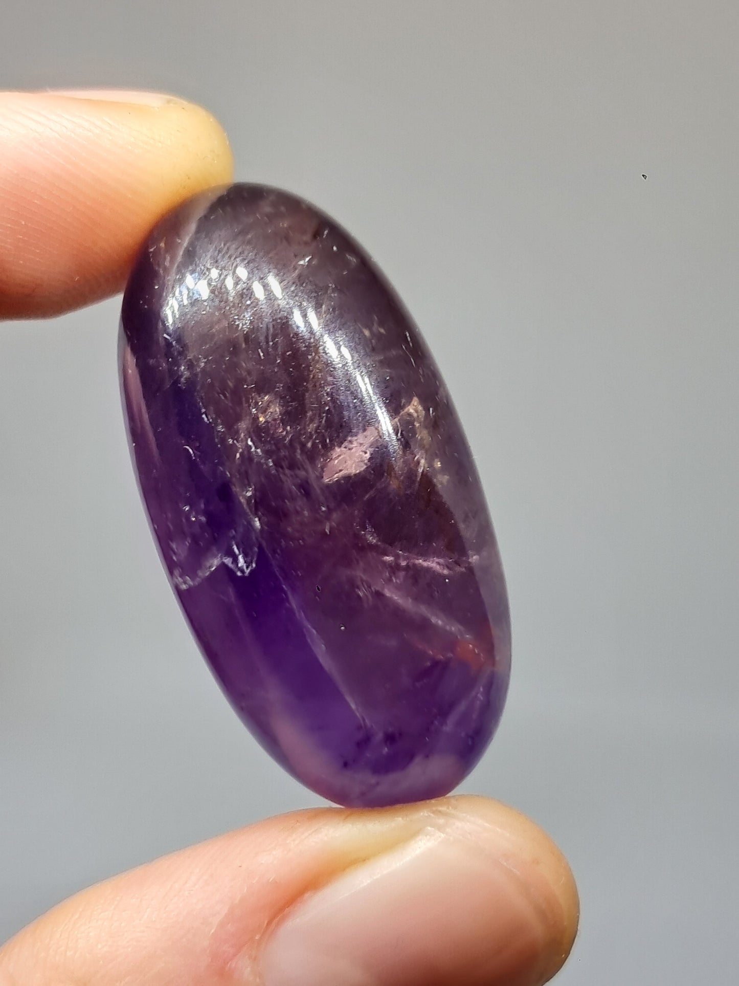Ametrine Shivalingam (Madagascar) Polished Natural Stone #AMT1