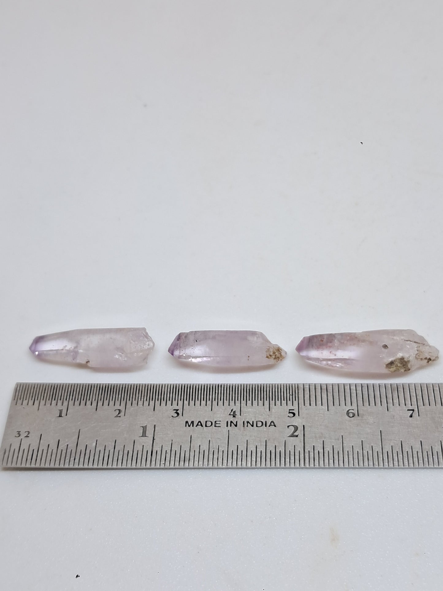 Set of 3 Veracruz Amethyst Crystals (Mexico) | Natural Points | Mineral Specimen #VA36