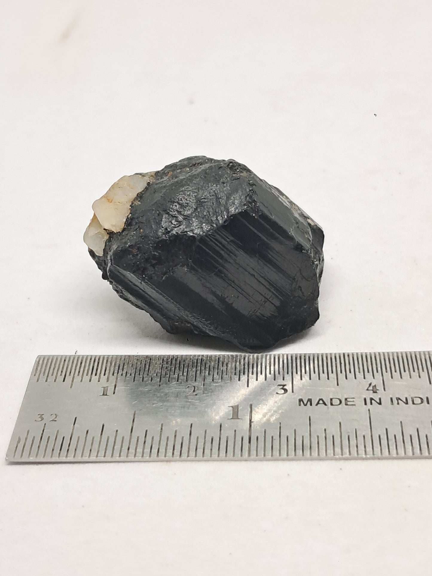 Black Tourmaline Crystal (Karnataka) Natural Stone | Mineral Specimen #BT9