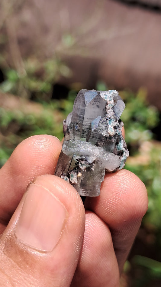 Green Apophyllite (Fluorapophyllite) (Ajanta) Natural Crystal | Mineral Specimen #GA30