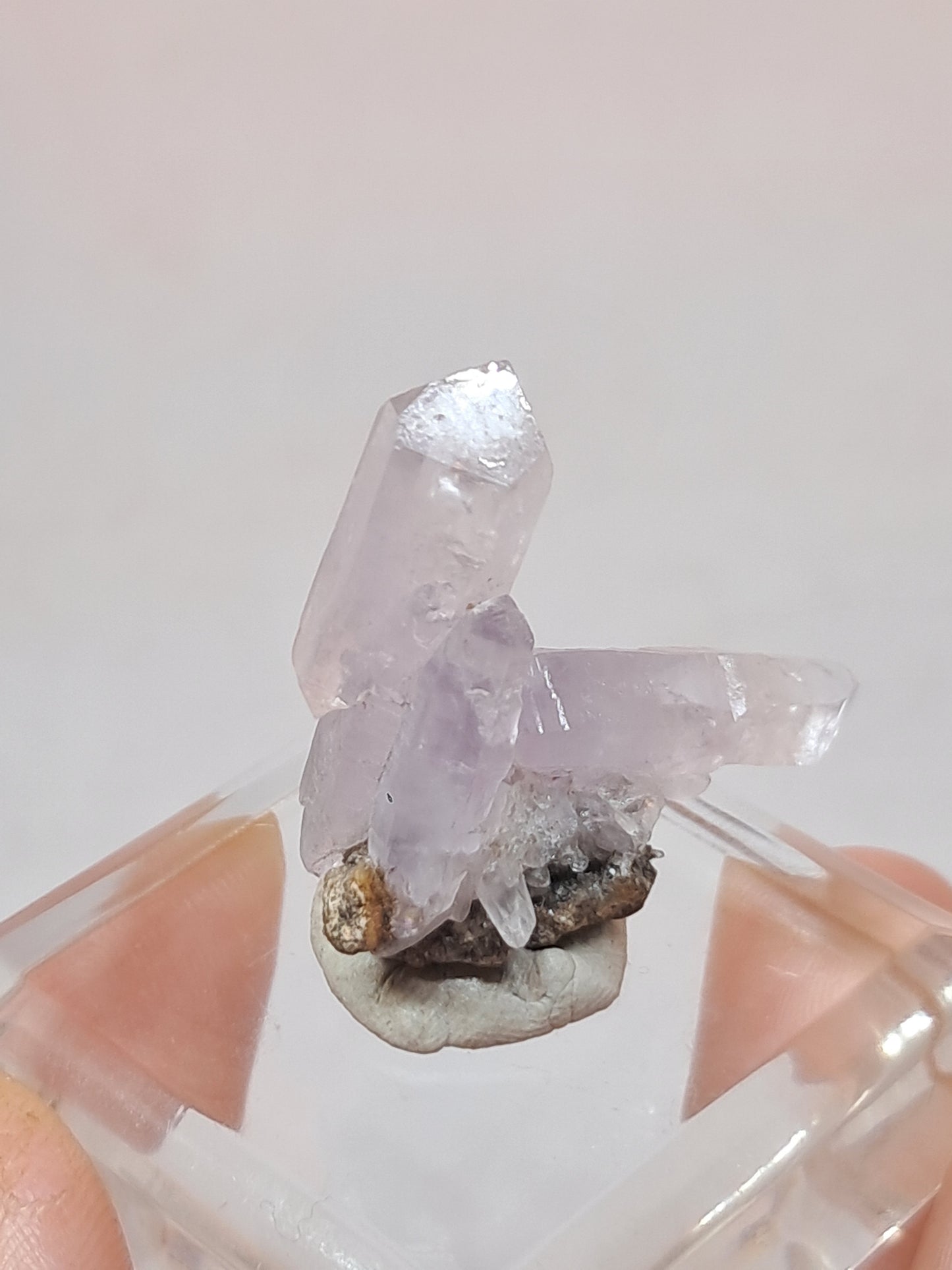 Veracruz Amethyst Scepter Crystals on Matrix (Mexico) | Natural Cluster | Mineral Specimen #VA27