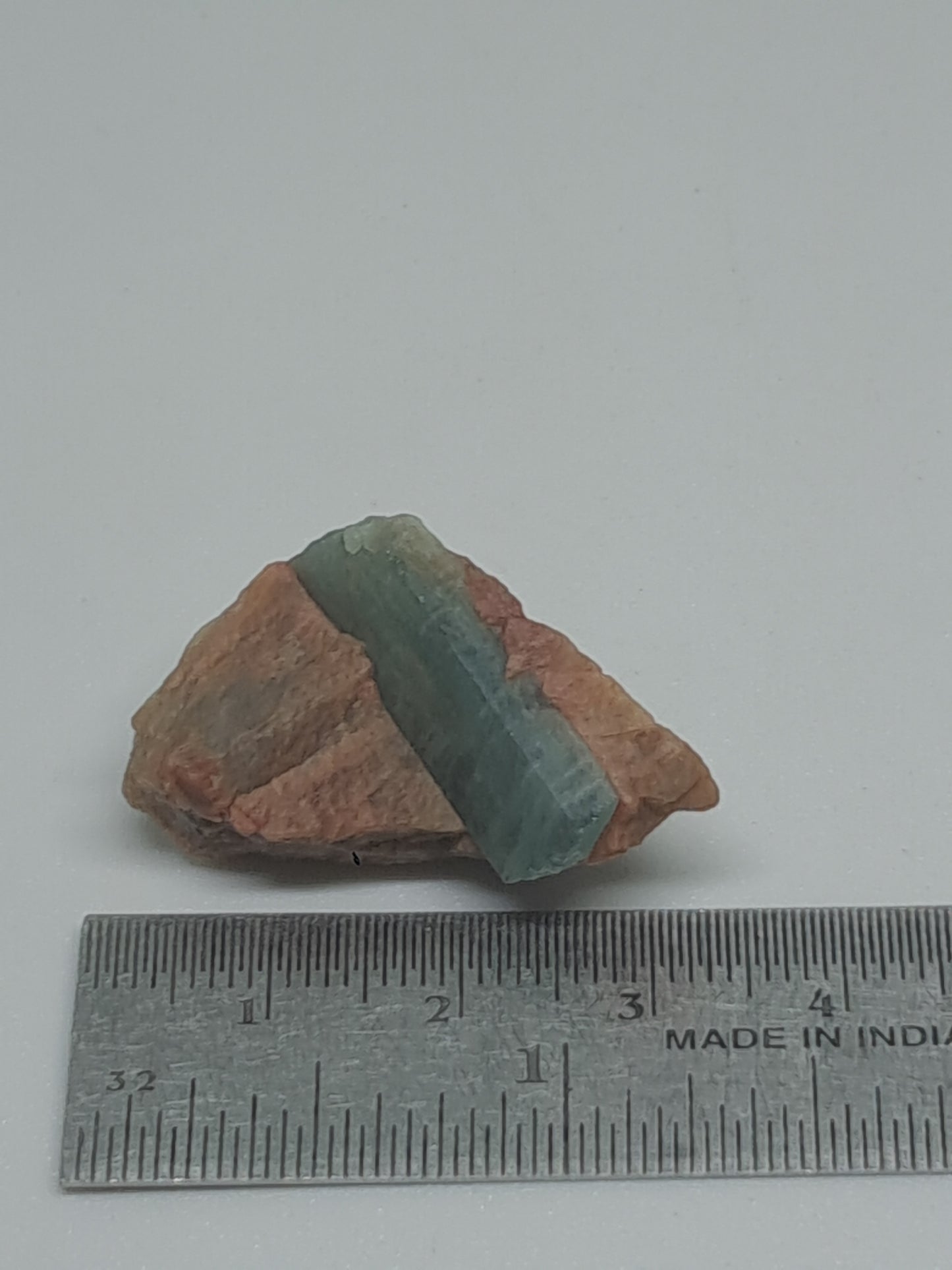 Aquamarine on Matrix (Karur) Rough Natural Crystal | Mineral Specimen #AQM44