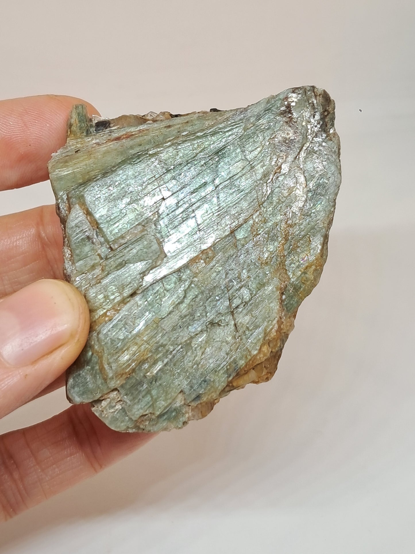 Green Kyanite (Tamil Nadu) Natural Stone #KY4