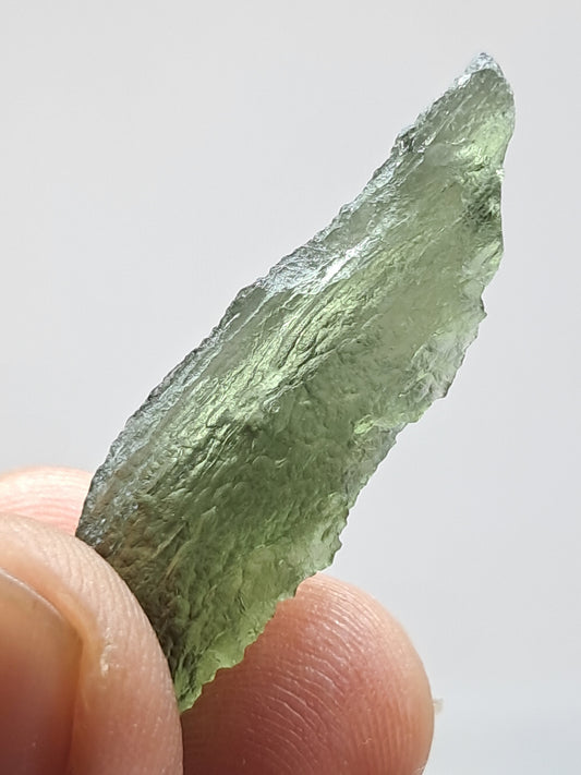 Authentic Moldavite Rough (Czech Republic) Natural Tektite | 12.4 ct #MDV2