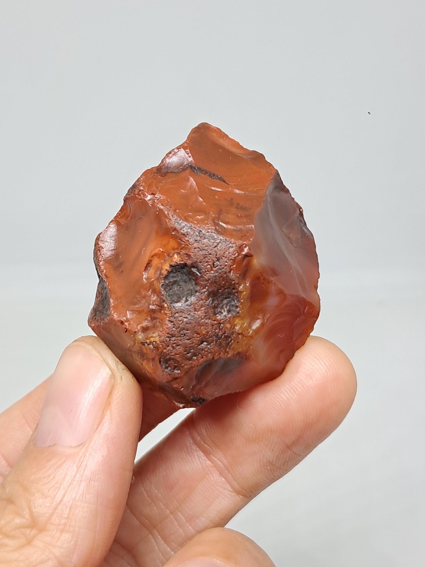 Rough Carnelian (India) Raw Stone | Natural Crystal | Mineral Specimen #CRN34