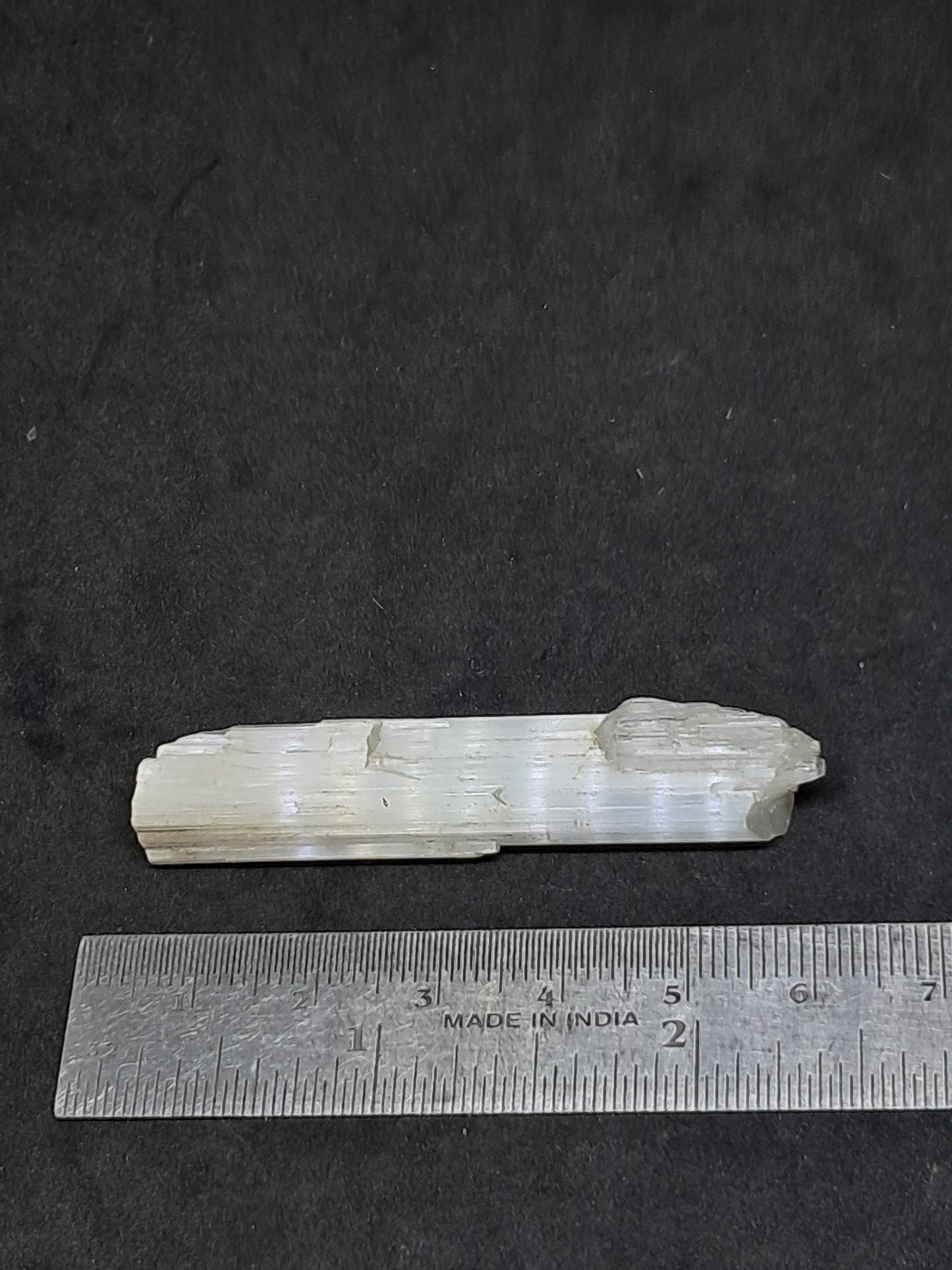Satin Spar *Selenite* (India) Fibrous Gypsum | Mineral Specimen | Rough Crystal #SE7