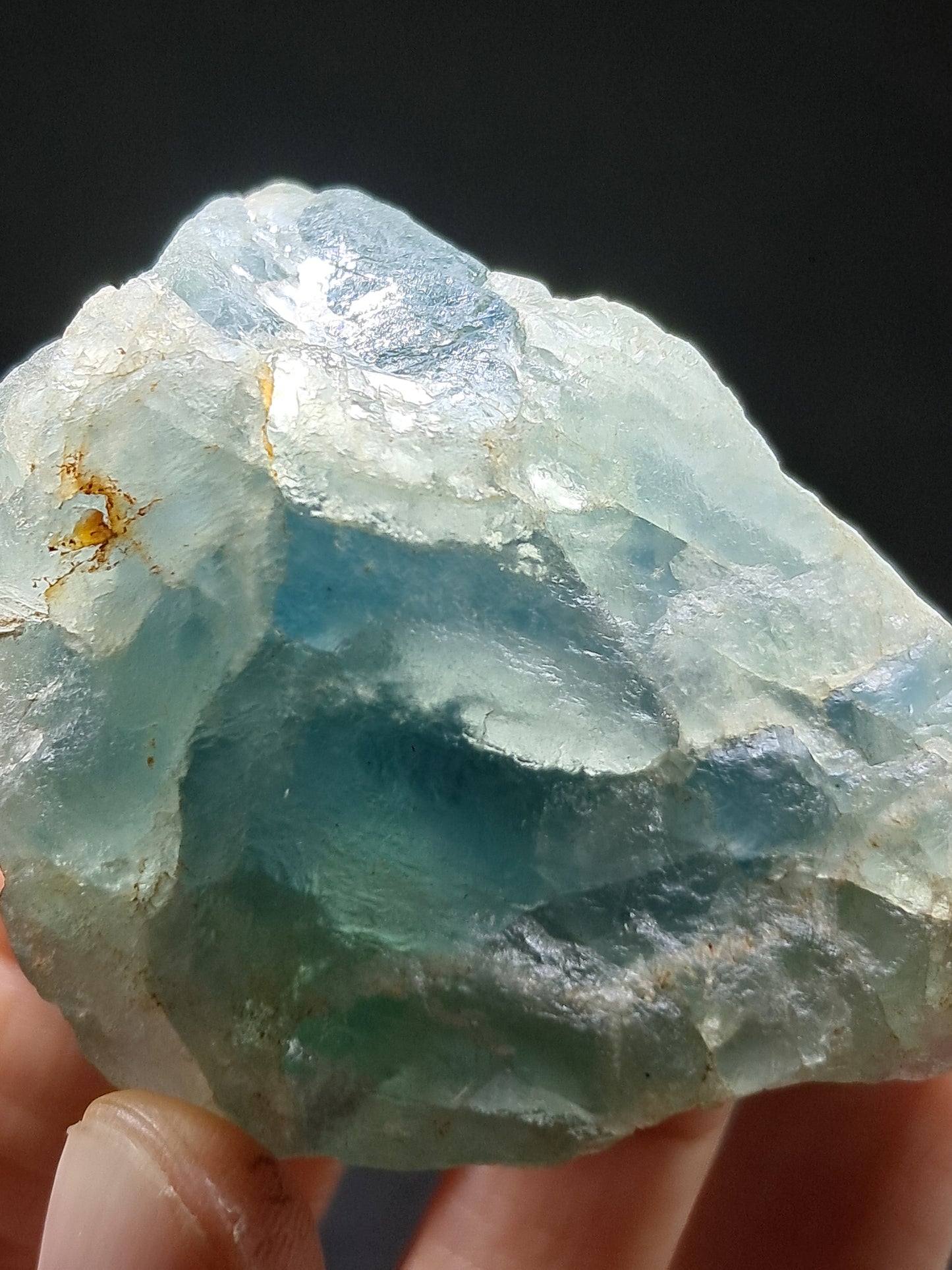 Rough Rainbow Fluorite Stone | Natural Crystal | Mineral Specimen #FL6