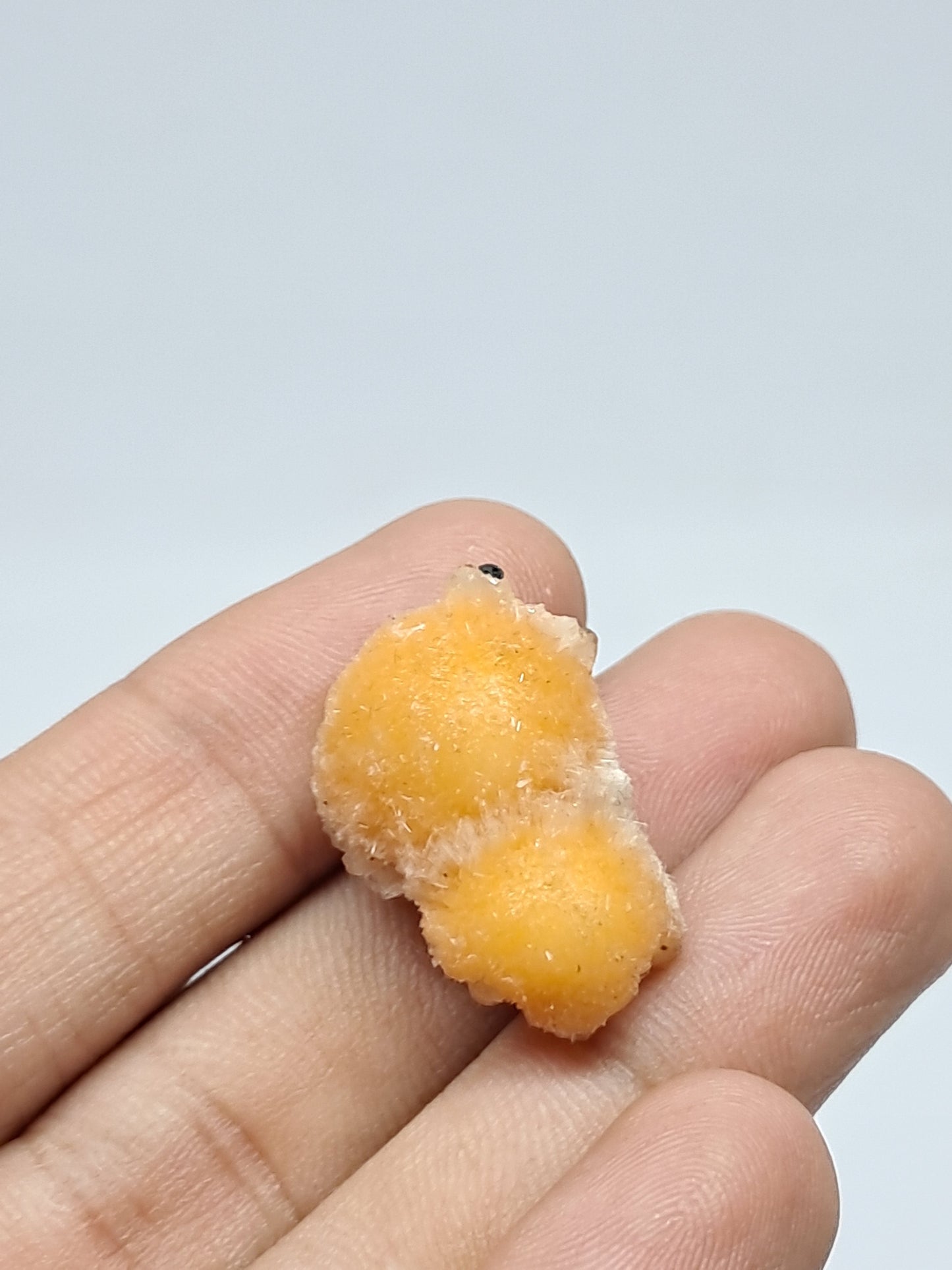 Muestra de mineral de Thomsonita con mesolita (Madhya Pradesh) | Zeolita n.° THM1
