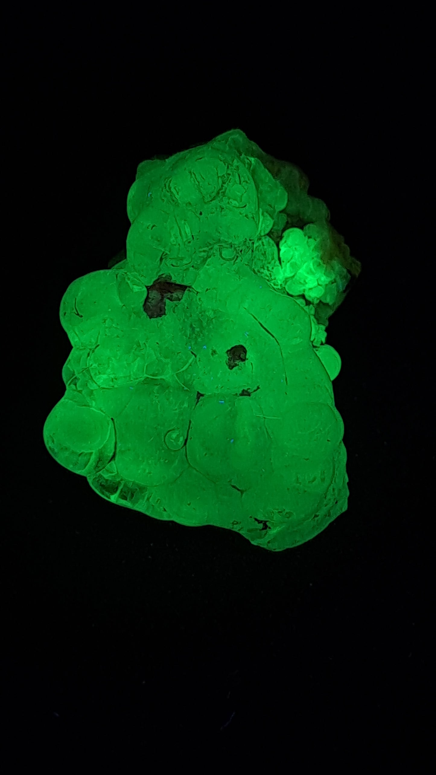 Hyalite Opal on Matrix (Mexico) Rough Crystal Stone | UV-Reactive Mineral Specimen #OH3