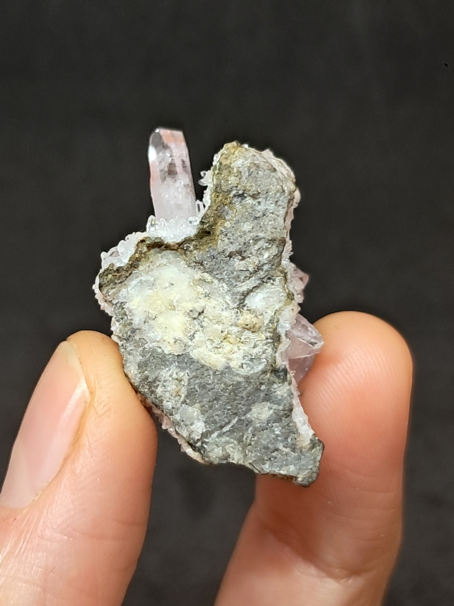 Veracruz Amethyst Crystal Points on Matrix (Mexico) | Natural Cluster | Mineral Specimen #VA24