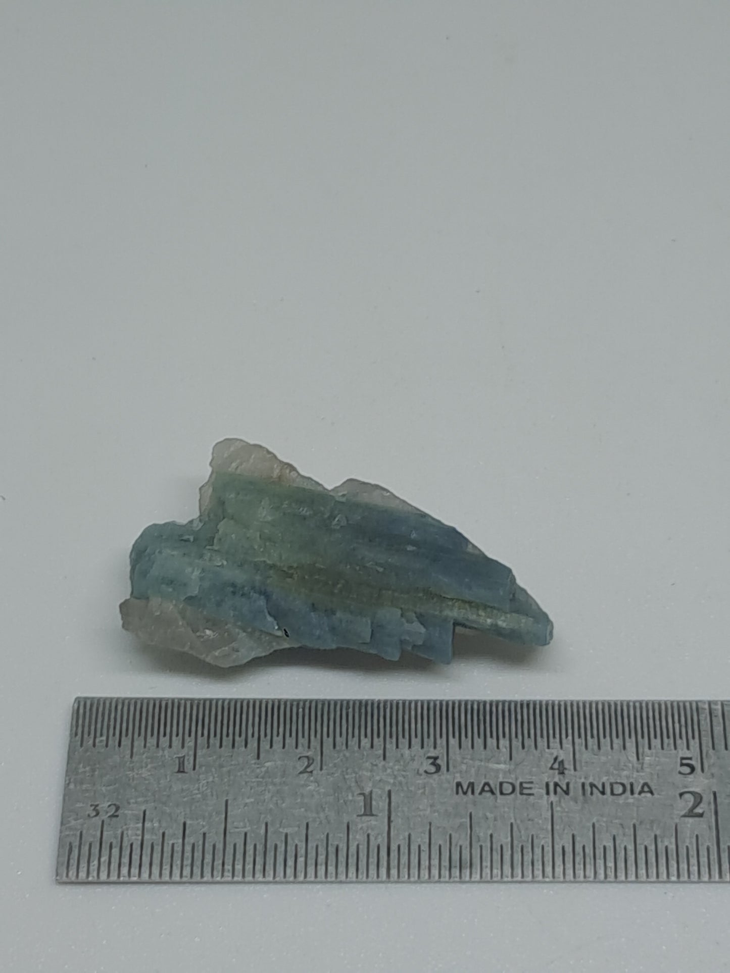 Aquamarine on Smokey Quartz (Karur) Rough Natural Crystal | Mineral Specimen #AQM47