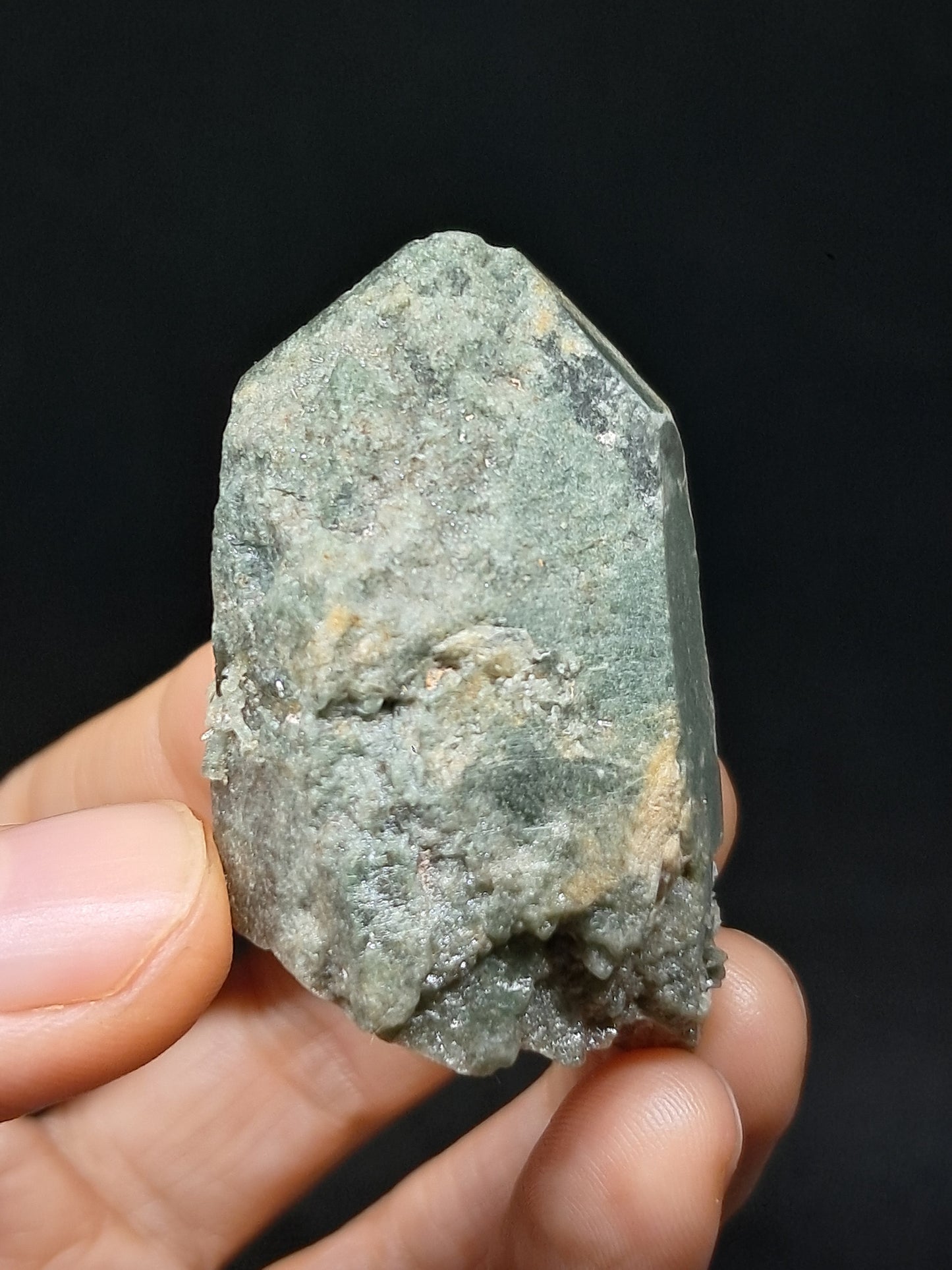 Chlorite Phantom Quartz (Kullu) Natural Point | Garden Chamanic Crystal #CQ74