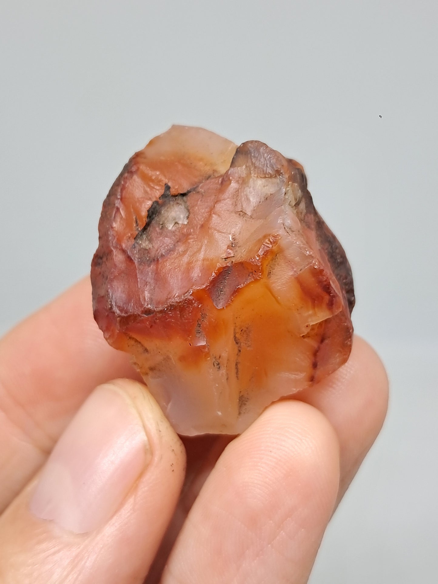 Rough Carnelian (India) Raw Stone | Natural Crystal | Mineral Specimen #CRN28