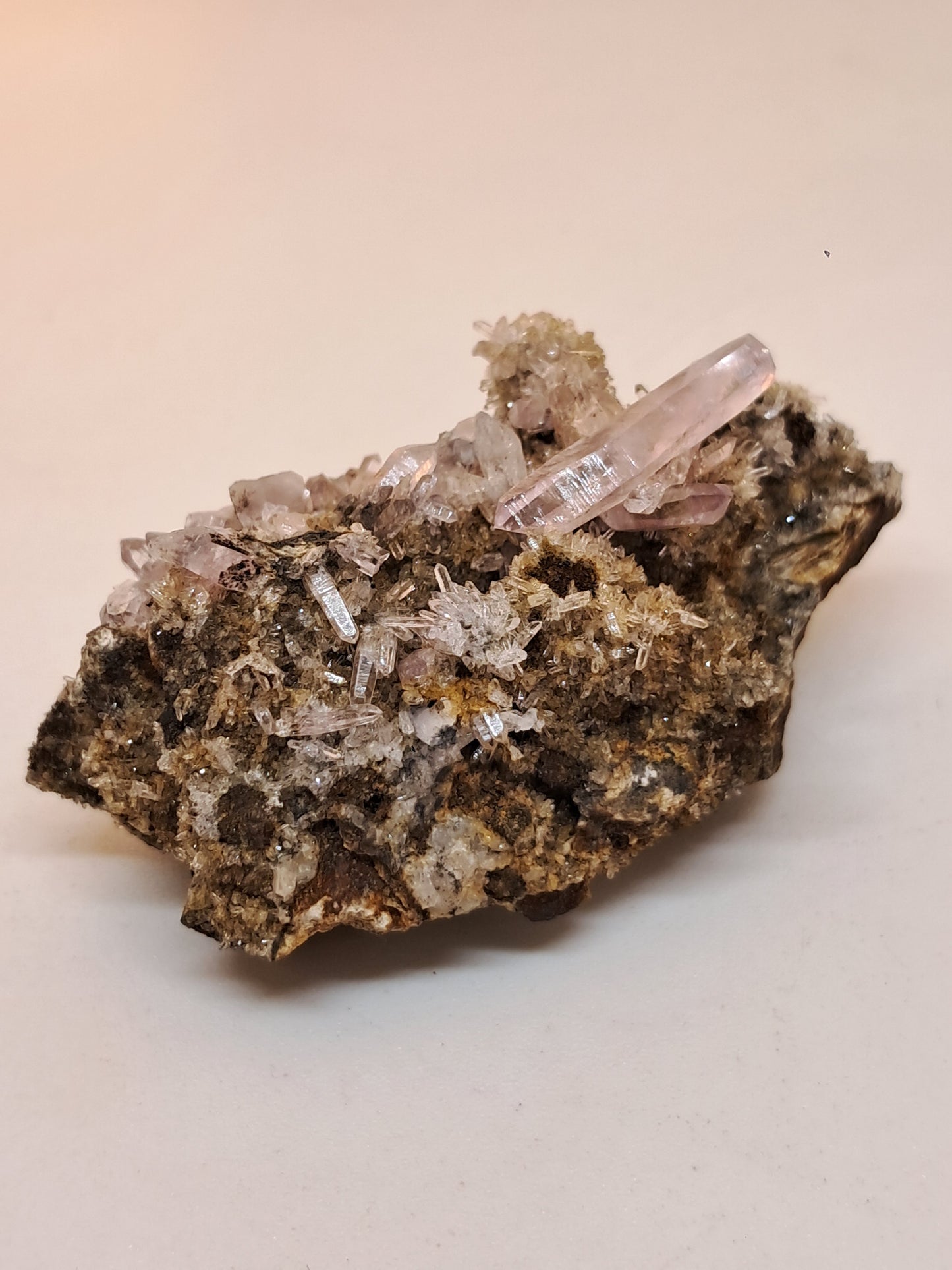 Veracruz Amethyst Crystals on Matrix (Mexico) | Natural Cluster | Mineral Specimen #VA19